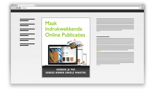 Embed an animated mini flipbook